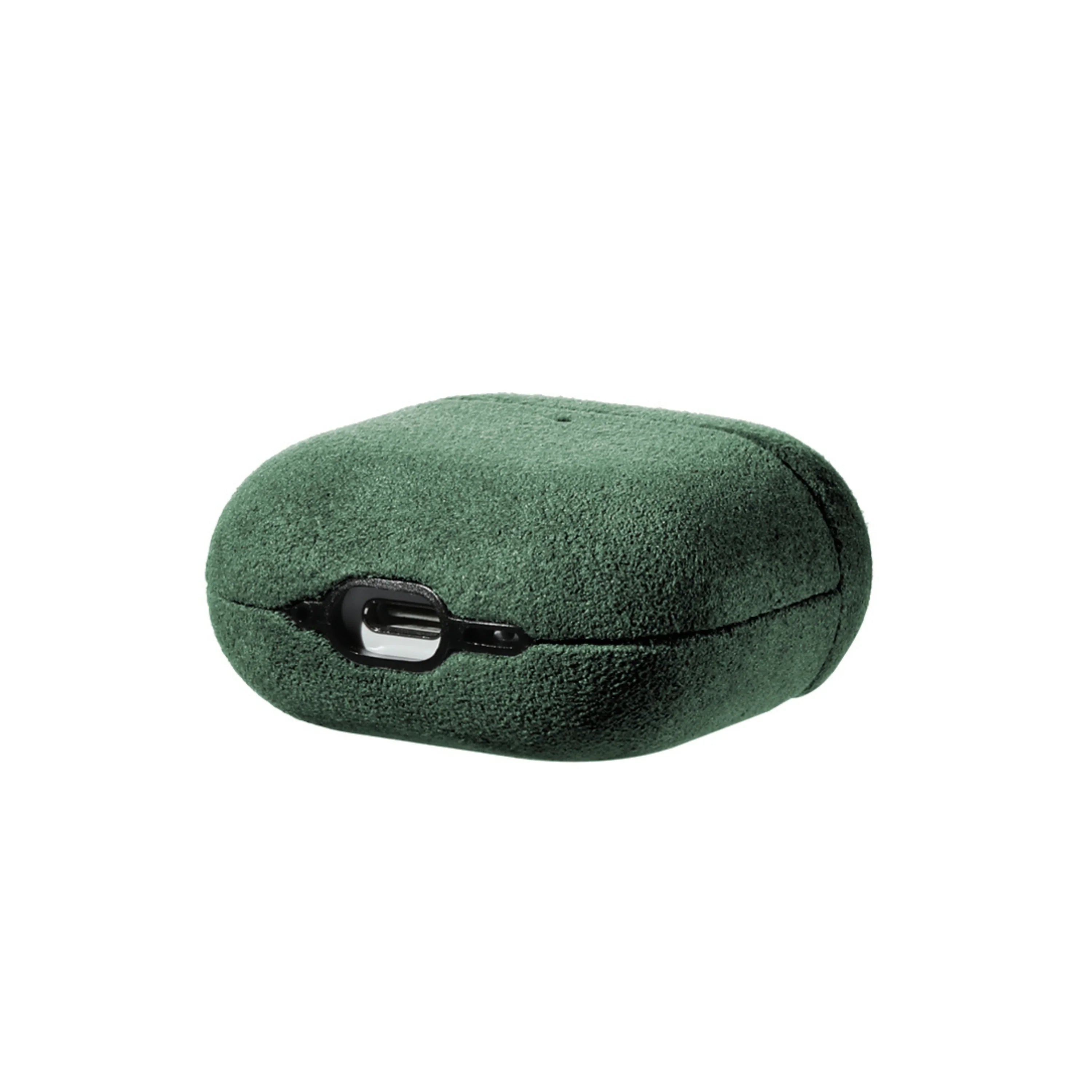 AirPods (4e generation) Alcantara Hoesje - Midnight Green