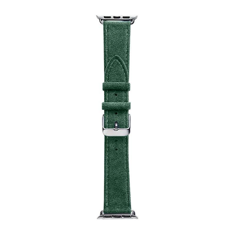 Alcantara Apple Watch Band With Buckle - Midnight Green - 38/40/41mm - Alcanside