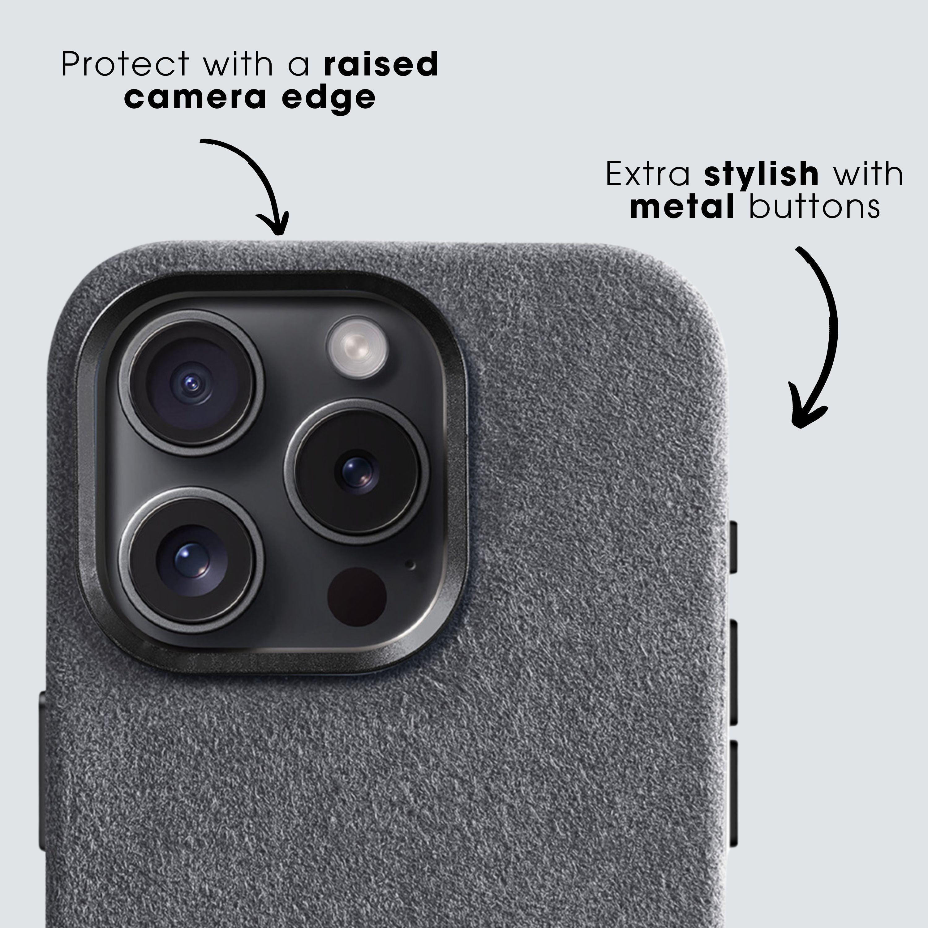 iPhone 14 Pro - Alcantara Case - Nardo Gray - Alcanside