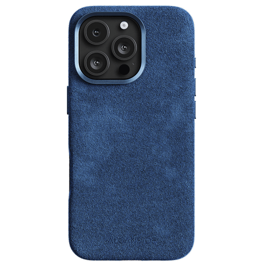 iPhone 16 Pro - Alcantara Case - Ocean blue