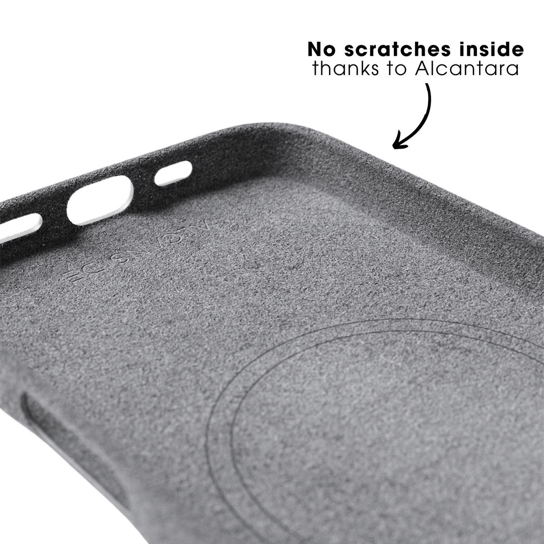 iPhone 16 Pro - Alcantara Case - Nardo Gray