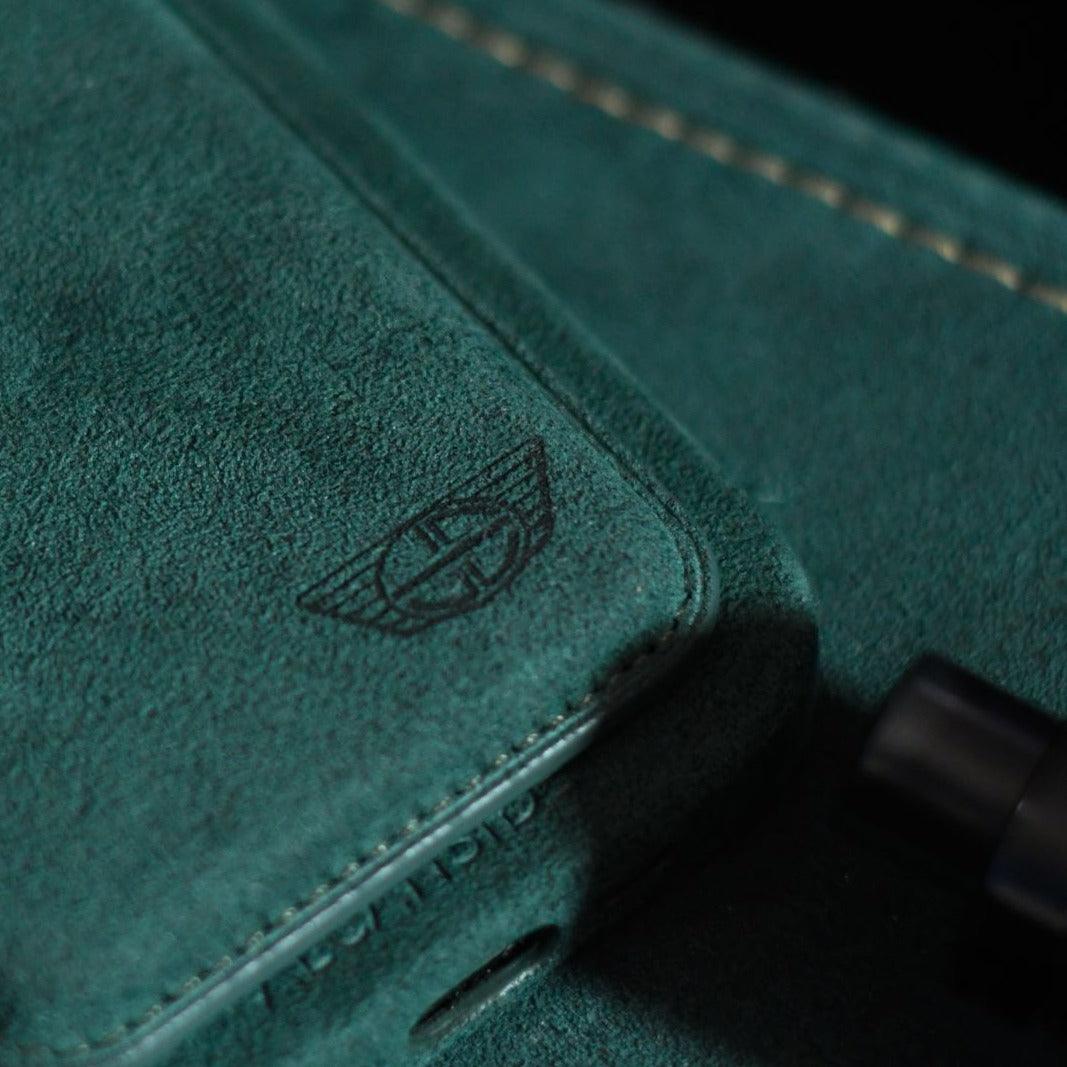 Donkervoort - Alcantara MagSafe Wallet - Midnight Green - Alcanside