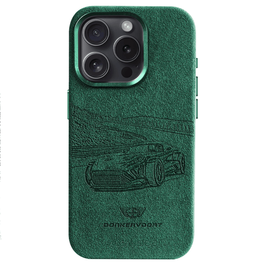 Donkervoort F22 Limited Edition Zandvoort 2 - iPhone Alcantara Case - Midnight Green - Alcanside