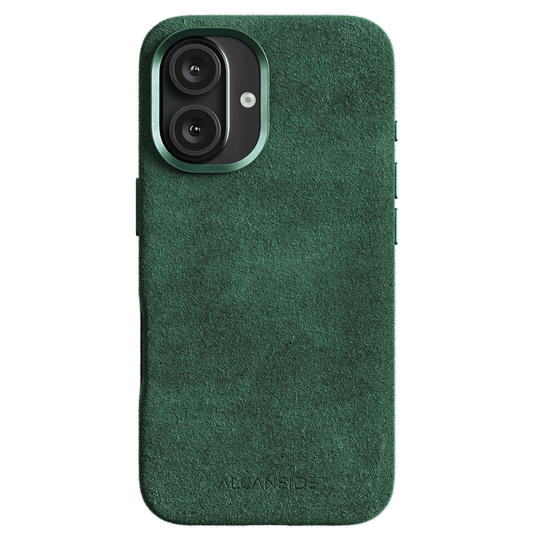 iPhone 16 - Alcantara Case- Midnight Green