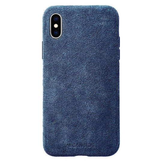 iPhone X & XS - Alcantara Case - Ocean blue - Alcanside
